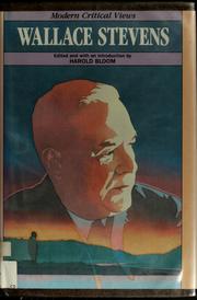 Cover of: Wallace Stevens