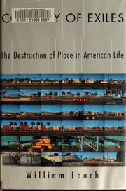 Cover of: Country of exiles: the destruction of place in American life