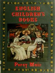 Cover of: English children's books, 1600 to 1900