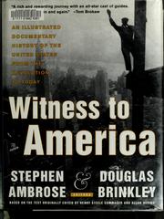 Cover of: Witness to America by Stephen E. Ambrose, Douglas Brinkley