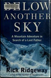 Cover of: Below another sky: a mountain adventure in search of a lost father