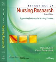 Cover of: Essentials of nursing research by Denise F. Polit