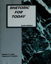 Cover of: Rhetoric for today
