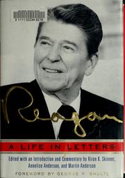 Cover of: Reagan: a life in letters