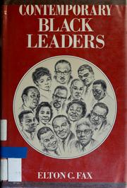 Cover of: Contemporary Black leaders