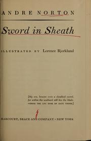 Cover of: Sword in sheath: a novel