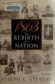 Cover of: 1863: the rebirth of a nation