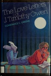 Cover of: The love letters of J. Timothy Owen