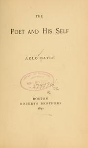 Cover of: The poet and his self