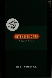 Cover of: Intensive Care by John F. Murray