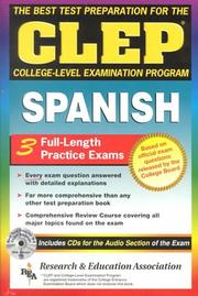 Cover of: The best test preparation for the CLEP college-level examination program Spanish
