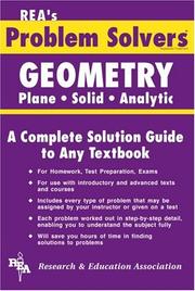 Cover of: The geometry problem solver
