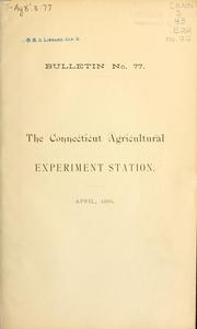 Cover of: Trade values of fertilizing ingredients in raw materials and chemicals for 1884 ; Fertilizer analyses