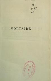Cover of: Voltaire: ses hontes, ses crimes, ses oeuvres et leurs conséquences sociales