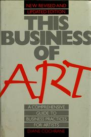 Cover of: This business of art