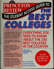 Cover of: The student access guide to the best colleges