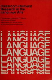 Cover of: Classroom-relevant research in the language arts