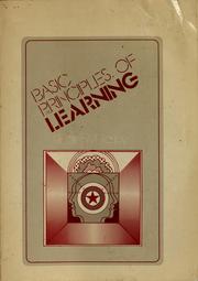 Cover of: Basic principles of learning by Roger M. Tarpy