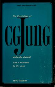 Cover of: The psychology of C. G. Jung: an introduction with illustrations