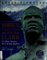 Cover of: York's adventures with Lewis and Clark: an African-American's part in the great expedition
