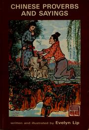 Cover of: Chinese Proverbs and Sayings