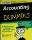 Cover of: Accounting for dummies