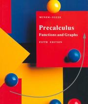 Cover of: Precalculus: Functions and Graphs, Fifth Edition