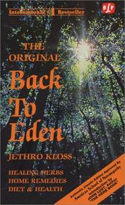 Cover of: Back To Eden