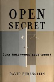 Cover of: Open secret: gay Hollywood, 1928-1998