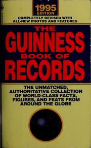 Cover of: The Guinness book of records, 1995