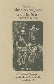 The life of Saint Mary Magdalene and of her sister Saint Martha by Rabanus Maurus Archbishop of Mainz