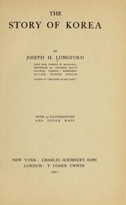 Cover of: The story of Korea by Joseph H. Longford