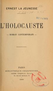 Cover of: L'Holocauste by Ernest La Jeunesse