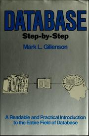 Cover of: Database: step-by-step