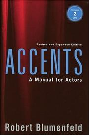 Cover of: Accents: a manual for actors
