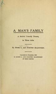 Cover of: A man
