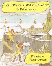Cover of: A child's Christmas in Wales