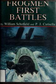 Cover of: Frogmen: first battles