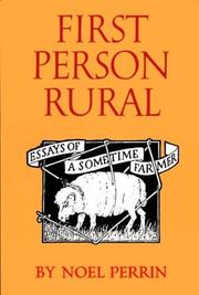 Cover of: First person rural