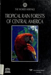 Cover of: Tropical rain forests of Central America