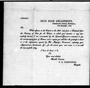 Cover of: Circular: with reference to the extract on the other side, from a despatch from the Secretary of State for the Colonies ..