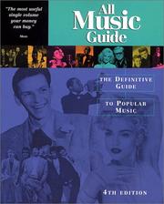 Cover of: All Music Guide: The Definitive Guide to Popular Music