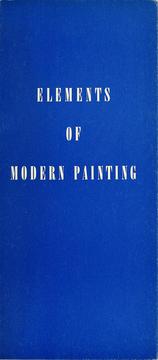 Cover of: Elements of Modern Painting