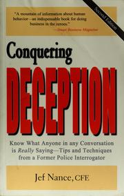 Cover of: Conquering Deception by Jef Nance