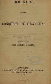 Cover of: Chronicle of the conquest of Granada