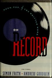 Cover of: On record