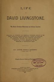 Cover of: Life of David Livingstone: the heroic Christian missionary and Arican explorer ...
