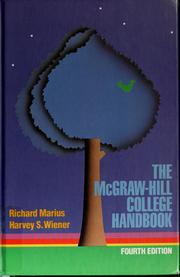 Cover of: The McGraw-Hill college handbook