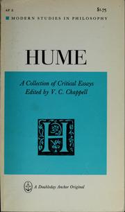 Cover of: Hume.