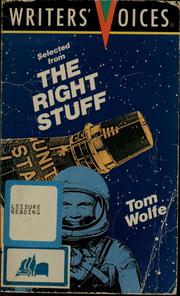 Cover of: Selected from The right stuff